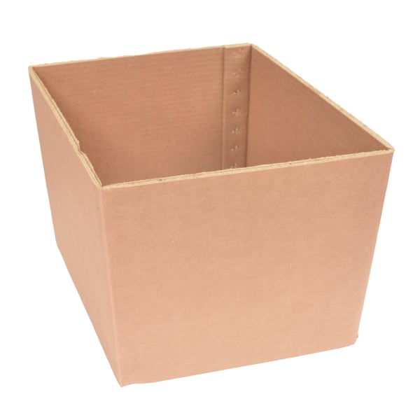 Jones Stephens 14 1/2in L x 11 5/16in W x 6in D Cardboard Tub Box, Wax Coated T40004 - main